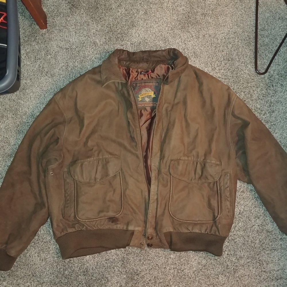 Leather jacket